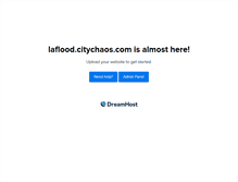 Tablet Screenshot of laflood.citychaos.com